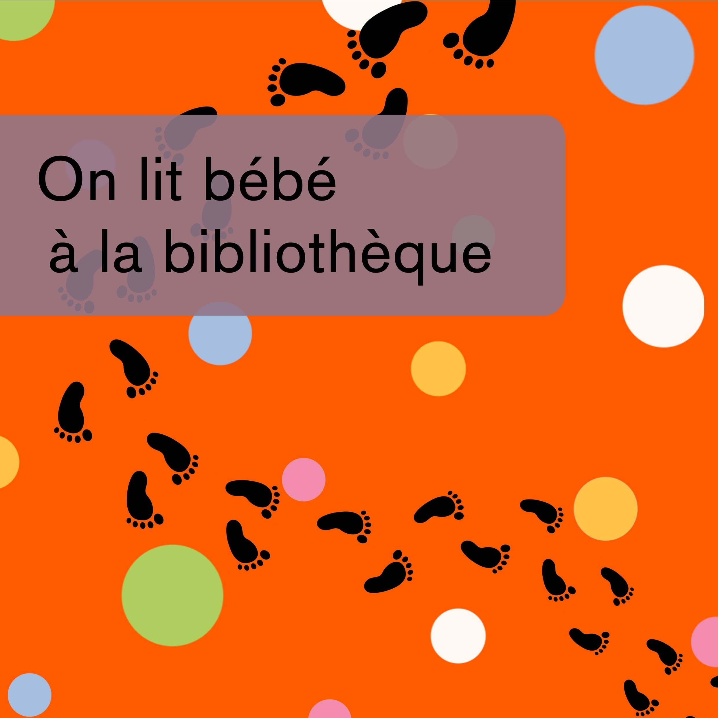 On lit bébé à la bibliothèque