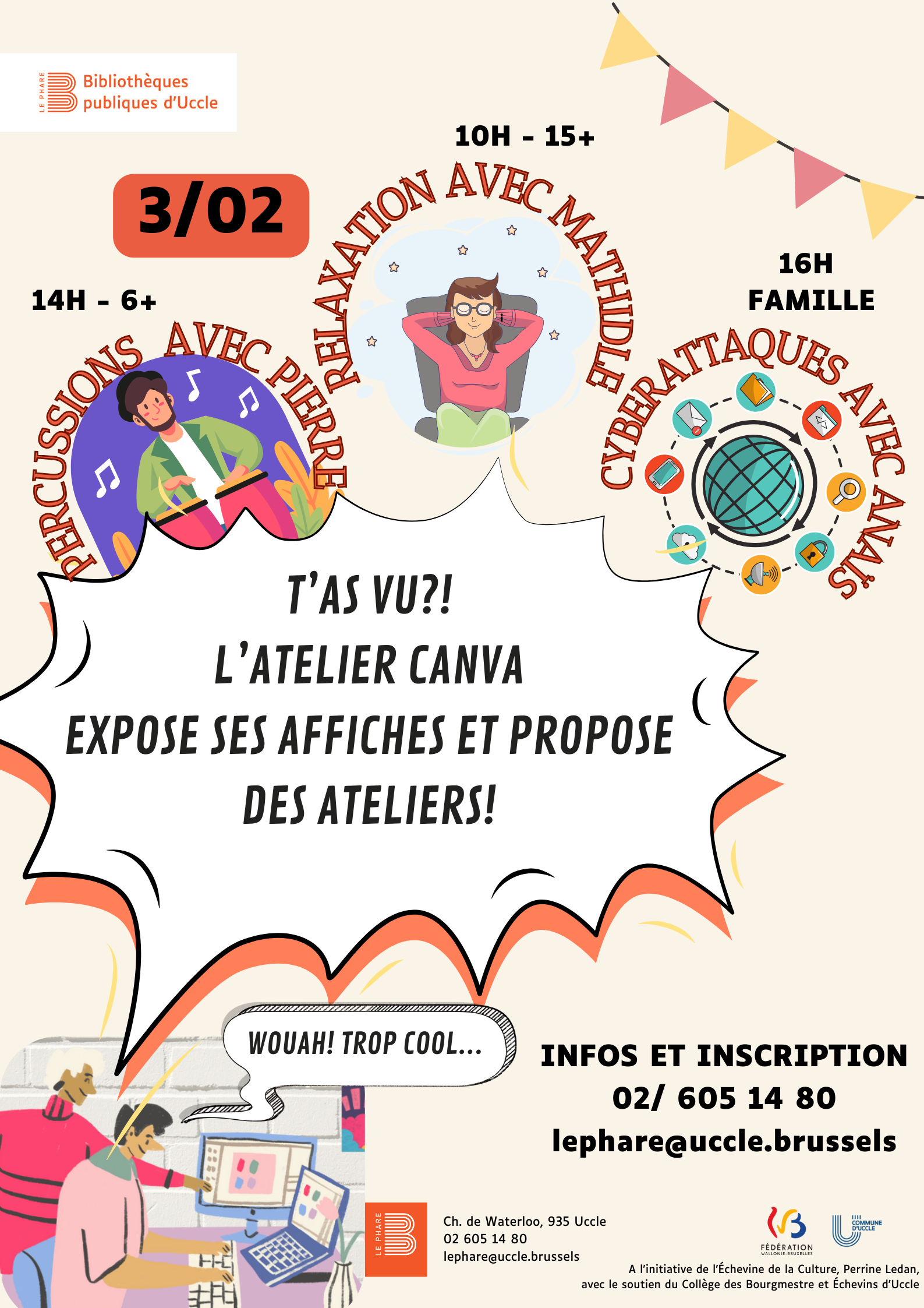 Affiche journée canva