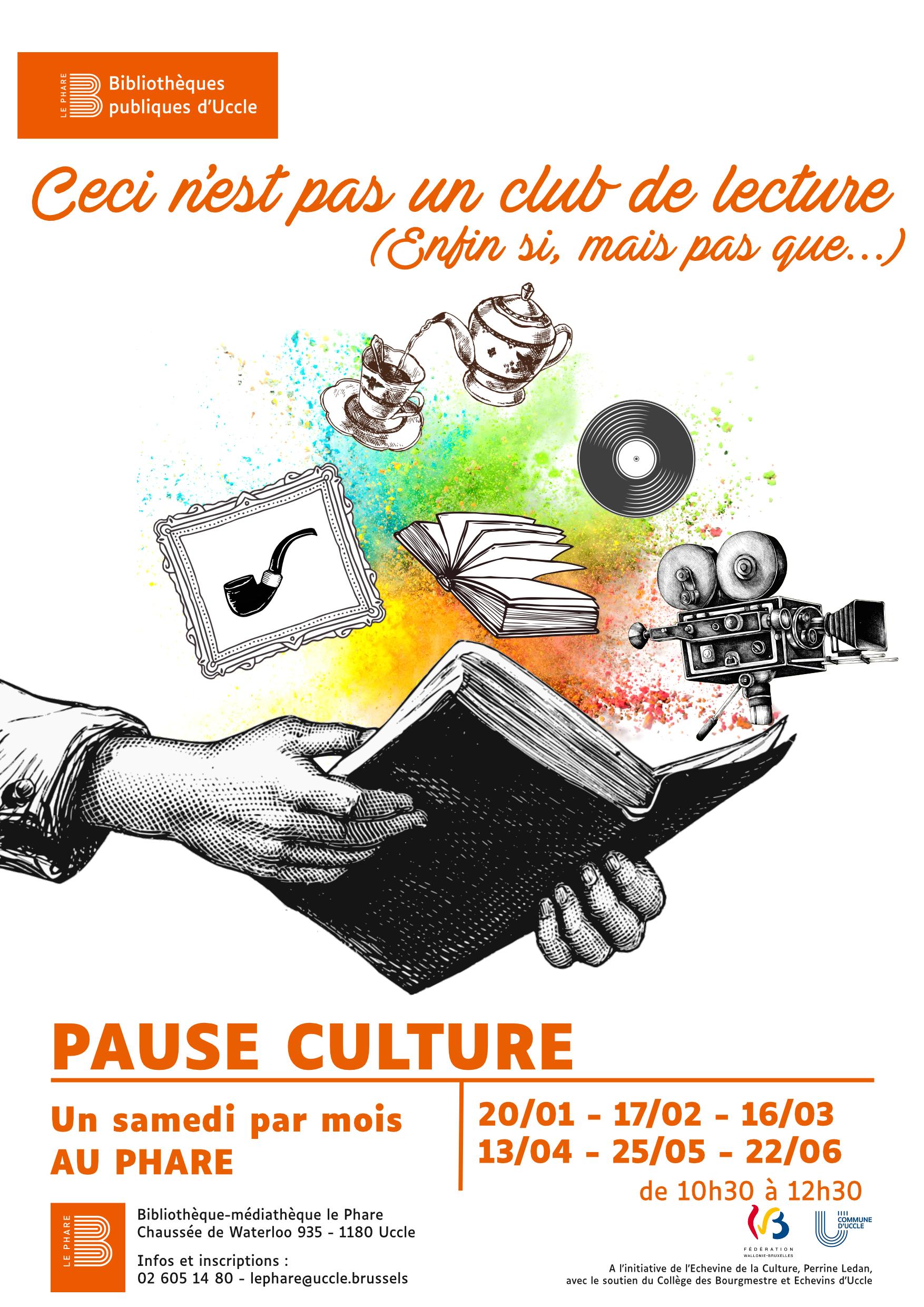 Affiche pause culture