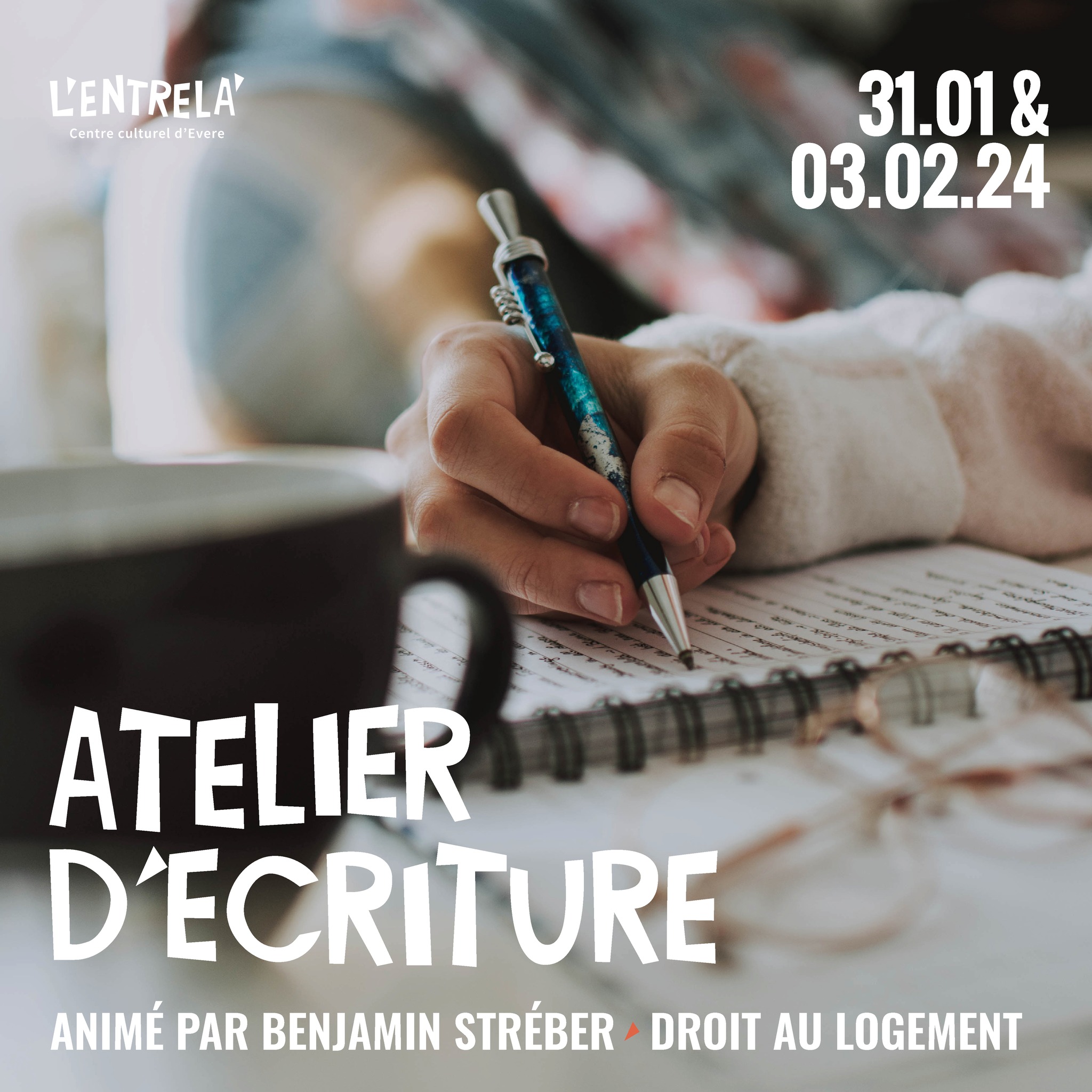 Affiche atelier écriture 