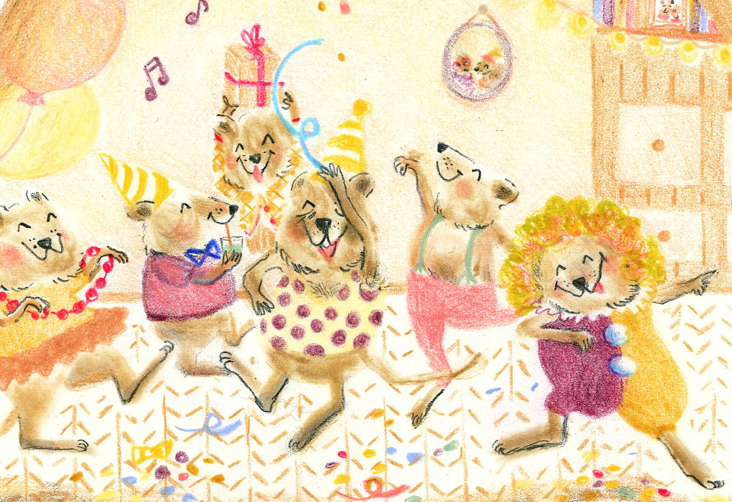 Illustration famille Quokka