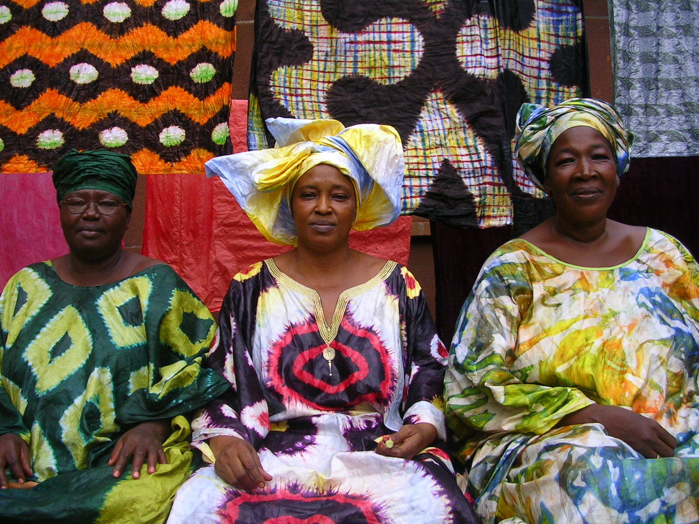 Portrait de trois femmes maliennes