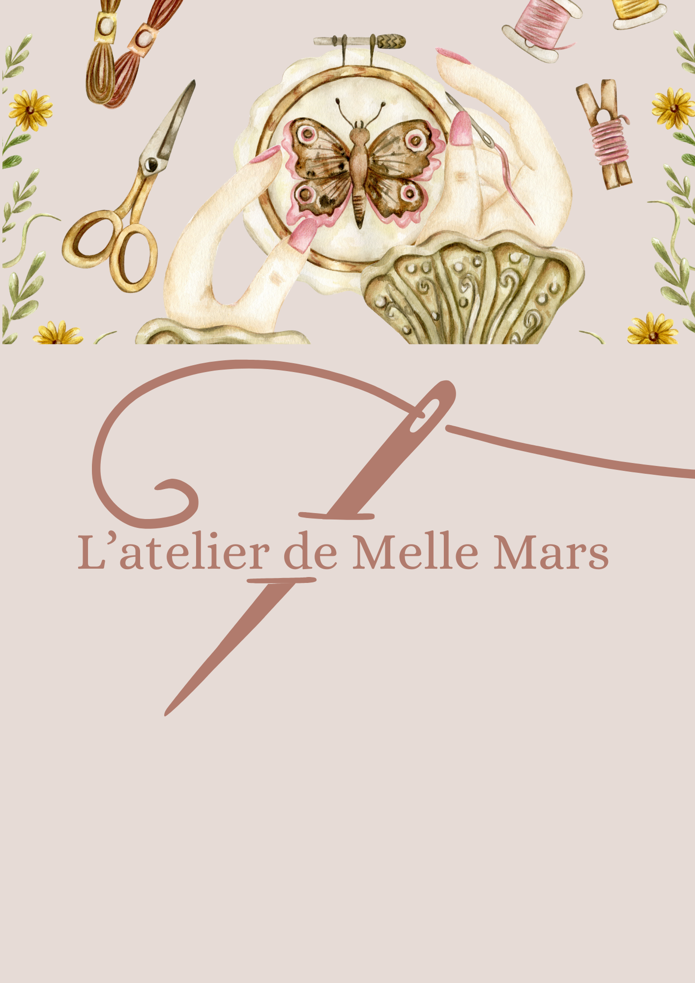 matériel de broderie
