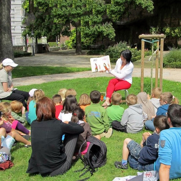 Séance de lecture à Auderghem