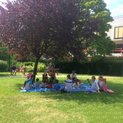 Séance de lecture à Etterbeek